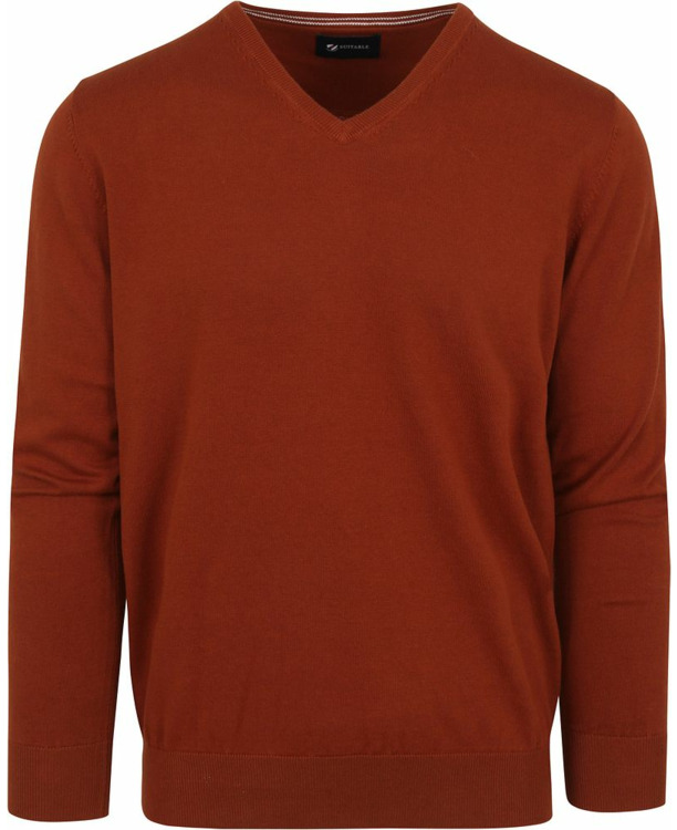 Suitable Pullover Vini V-Hals Oranje