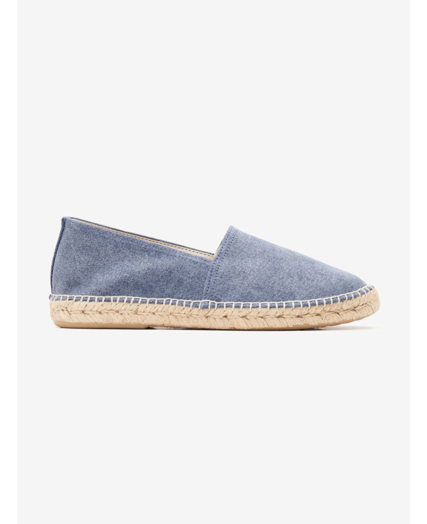 No Label x Abarca Katoenen Espadrilles Heren