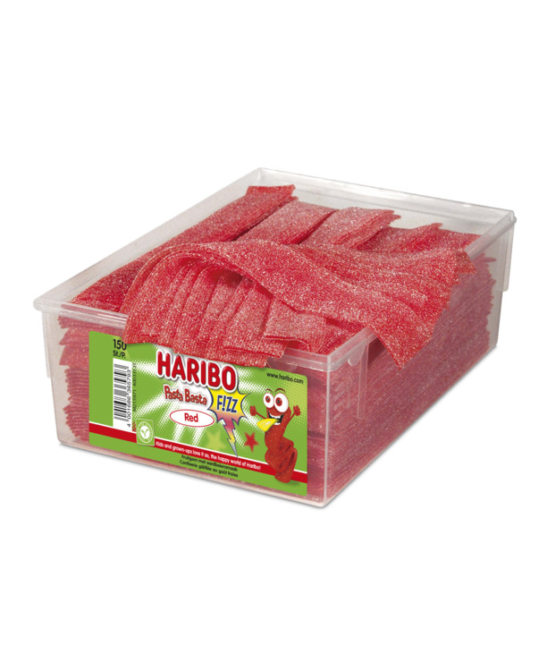 Haribo Pasta Basta F!ZZ red 150 stuks