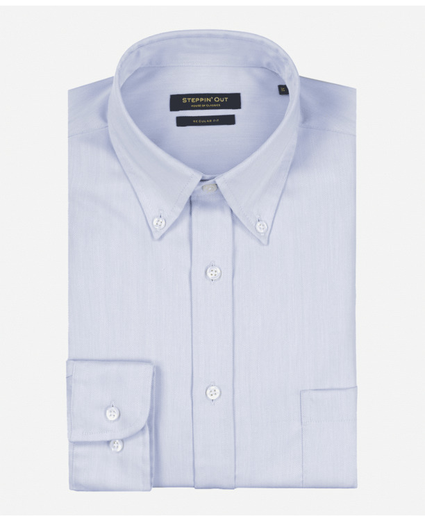 Herringbone Regular Fit Button down shirt