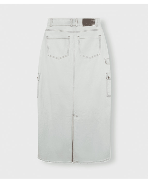 slub twill skirt