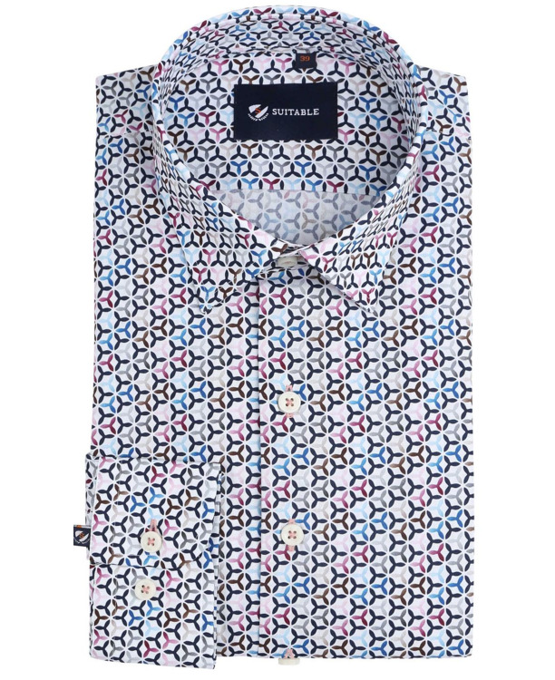 Suitable Overhemd Print Multicolour