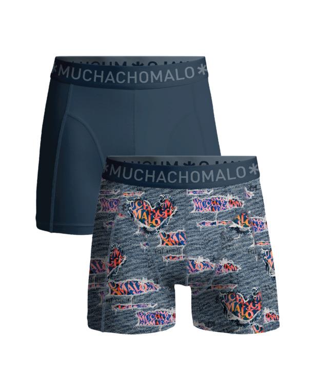Heren 2-Pack Print/Grey