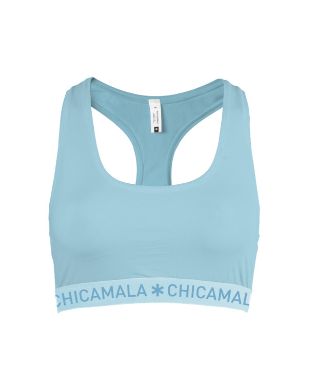 Meisjes 1-pack racer back effen Green