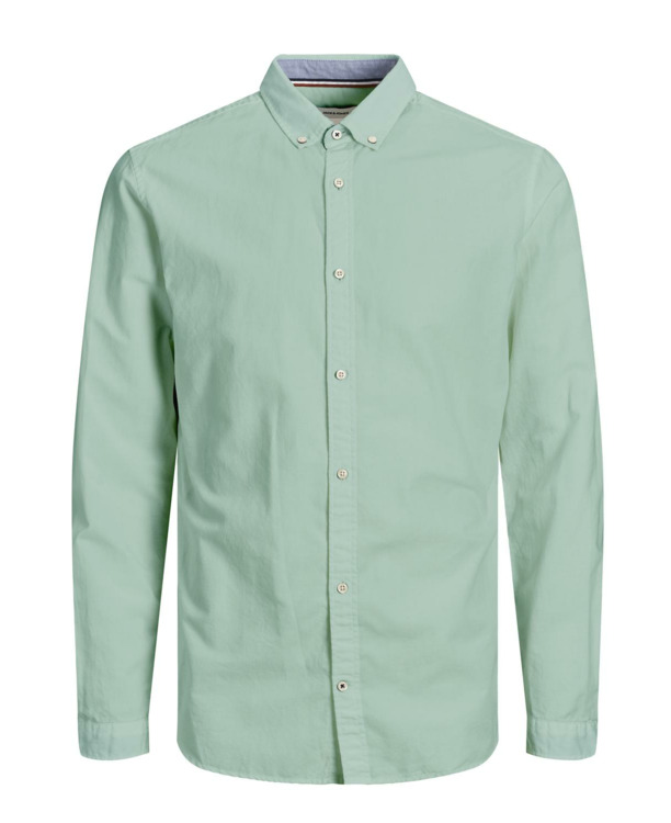 Slim Fit Band Collar Long Sleeves (L/S)