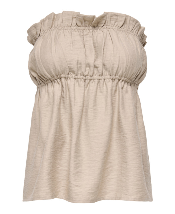 ONLLINO RUFFLE BANDEAU TOP WVN OX