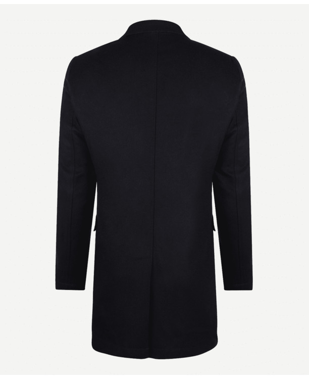 Solid Wool Over Coat