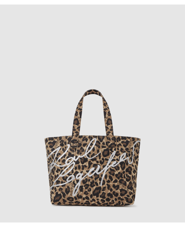 K/STYLE LEOPARD SHOPPER