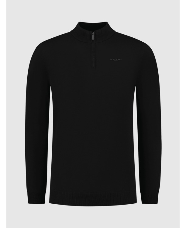 Originele Half Zip Gebreid 100% Katoen Mannen