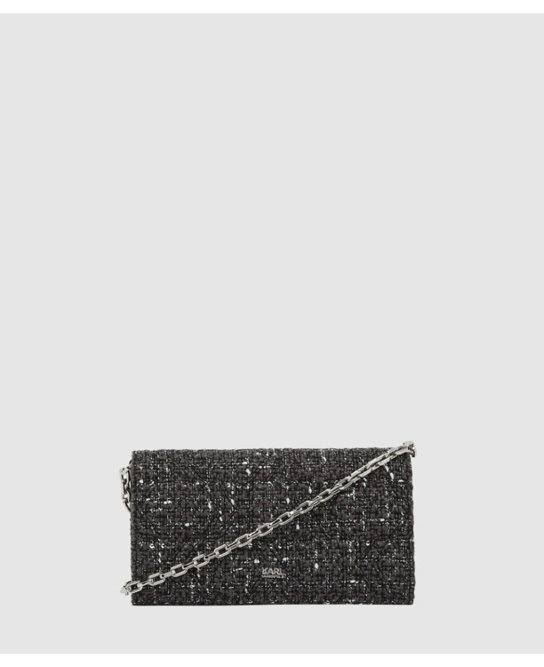 K/KURL BOUCLE WALLET ON CHAIN