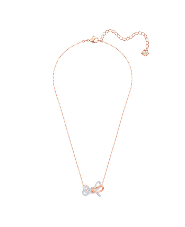 Lifelong Bow Pendant Medium Mixed Plating Crystal