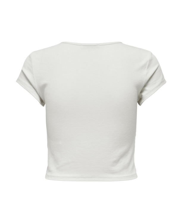Regular Fit O-Neck Short Sleeves (S/S) T-shirt met strikdetail voor dagelijks gebruik
