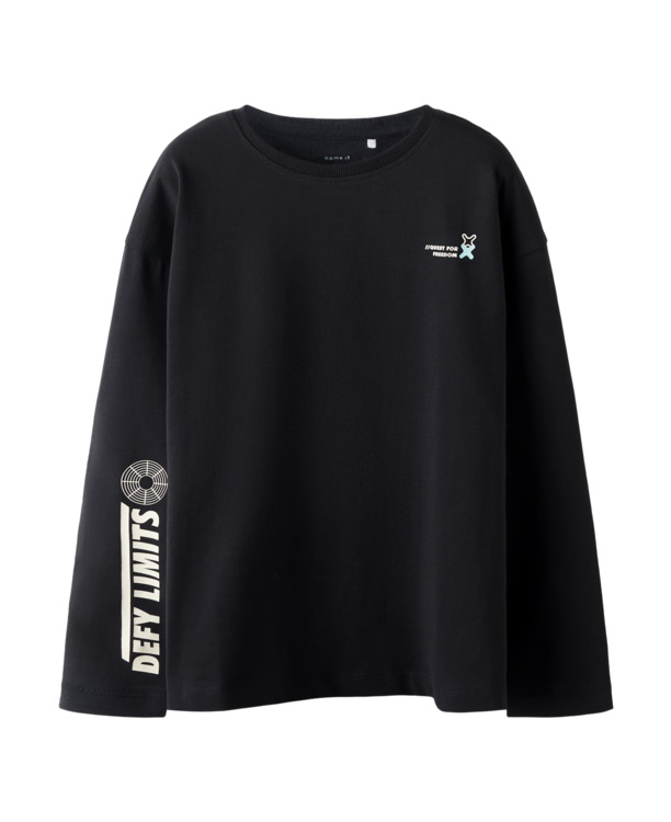 Relaxed Fit O-Hals Lange Mouwen Jongens