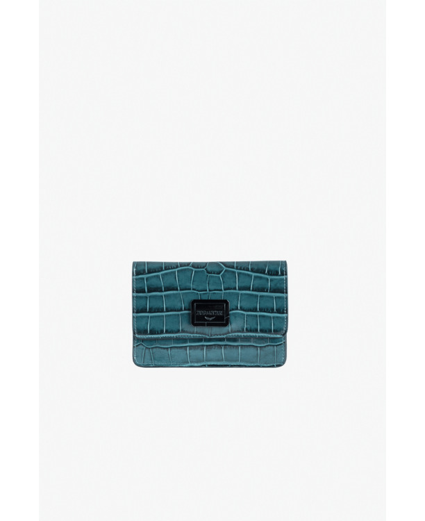 LE CECILIA WALLET EMBOSSED CRO