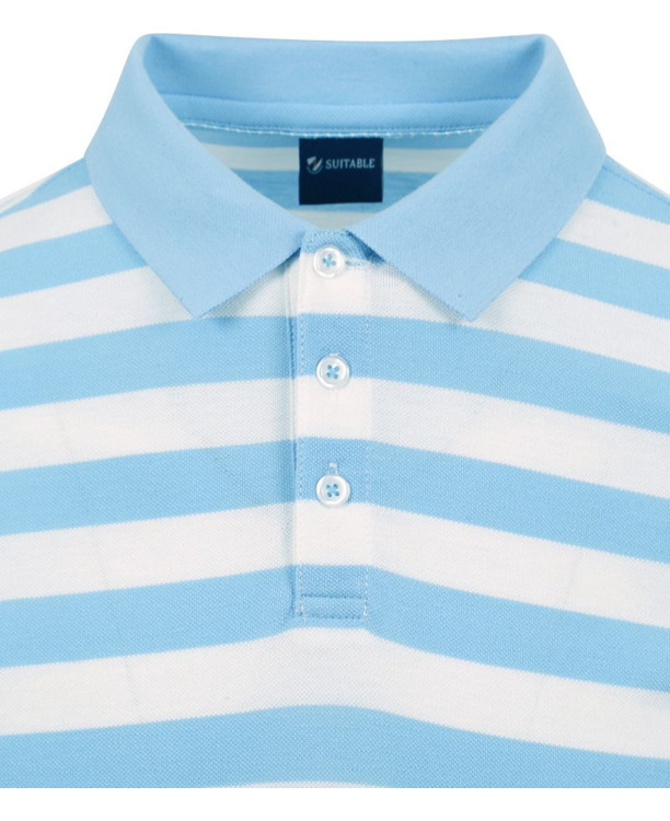 Suitable Balky Polo Lichtblauw