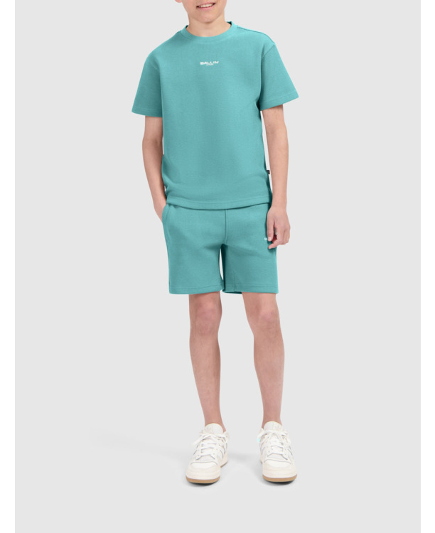 Junior Wafel Borduur T-shirt 100% Katoen