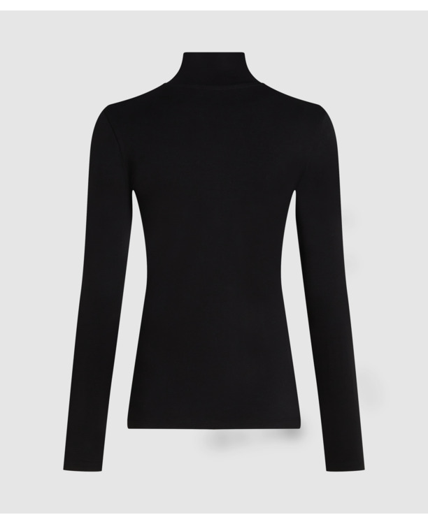 K LOGO MOCK NECK LS T-SHIRT