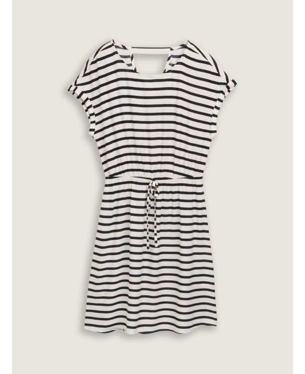 Mini-jurk met vetersluiting