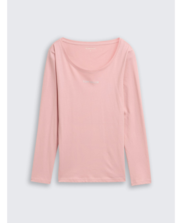 Shirt met lange mouwen en logoprint