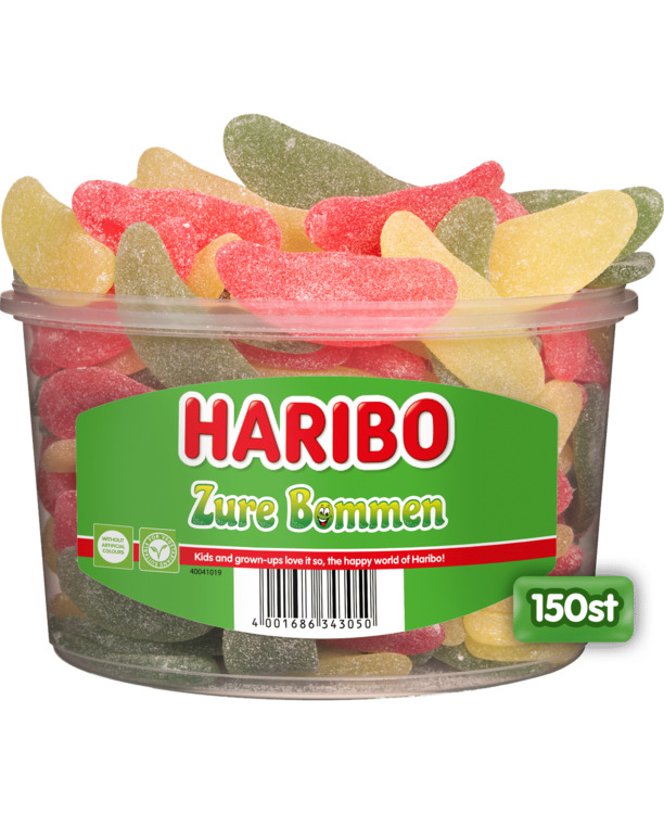 Haribo Zure Bommen 150 stuks