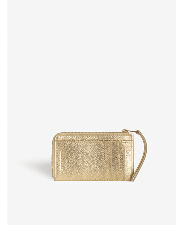 ZV CARD METALLIC GRAINED LEATH