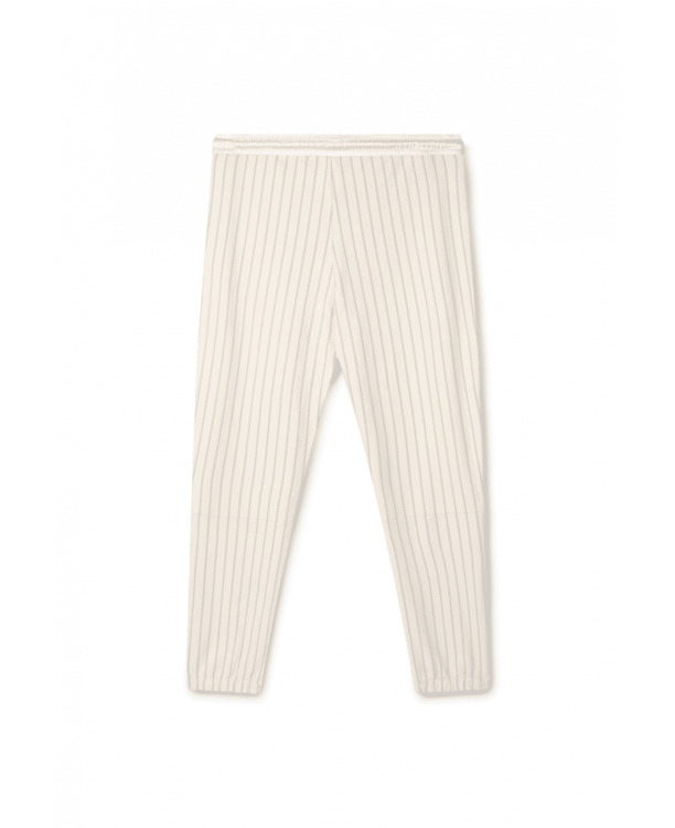 10DAYS Dames gestreepte cropped jogger katoen