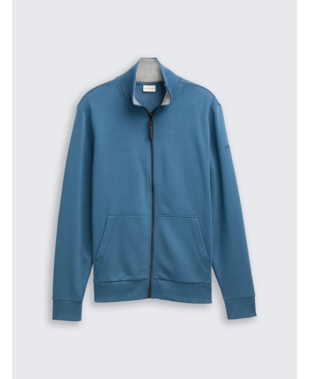 Sweatshirt met opstaande kraag