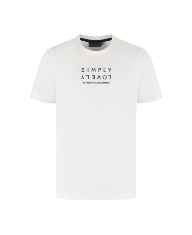 MV T-Shirt - Wit - Simply Lovely - Max Verstappen