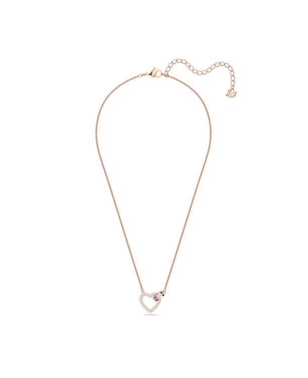 Lovely Necklace Rose Gold shiny Crystal