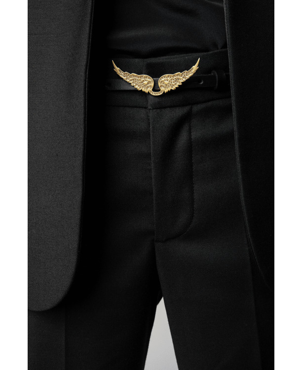 ROCK BELT NATURAL LEATHER