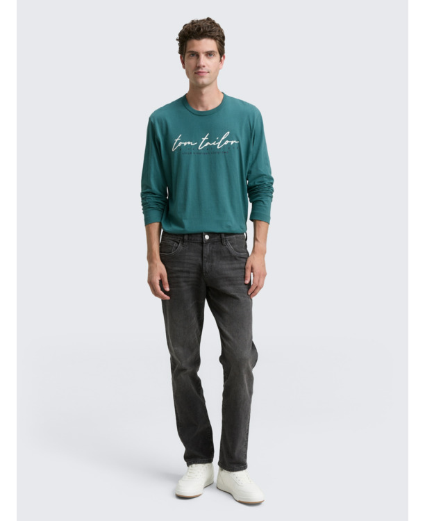Shirt met lange mouwen en logoprint