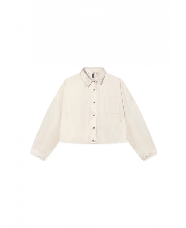 10DAYS Dames cropped smoking blouse blouse katoen