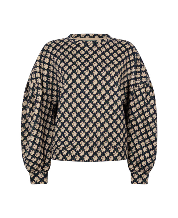 Aaiko Dames Trui Blue Iris Sweater