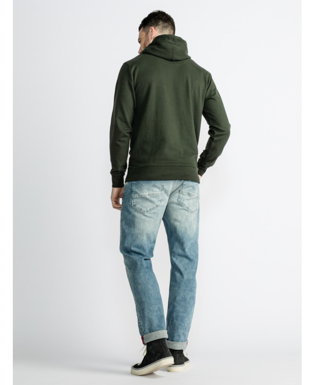 Men Sweater Hooded Print