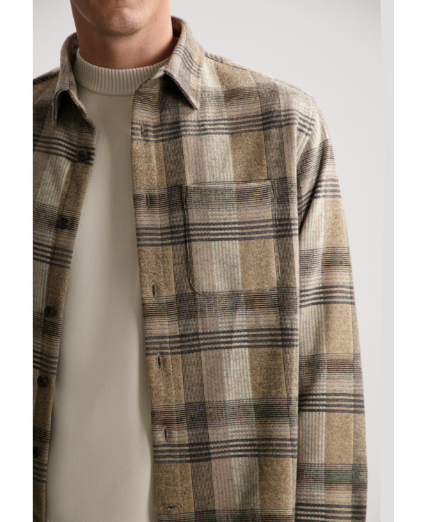 Dstrezzed Heren Flanellen Overhemd Gus Rood