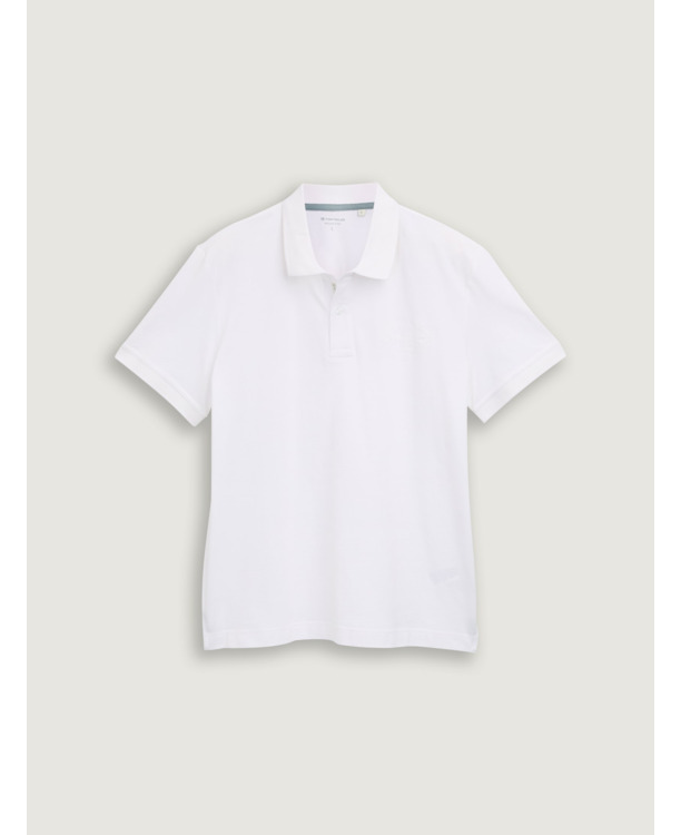 Basic poloshirt met opdruk logo