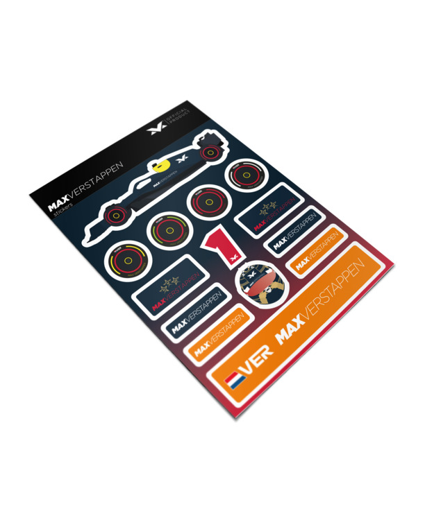 Stickervel - Max Verstappen