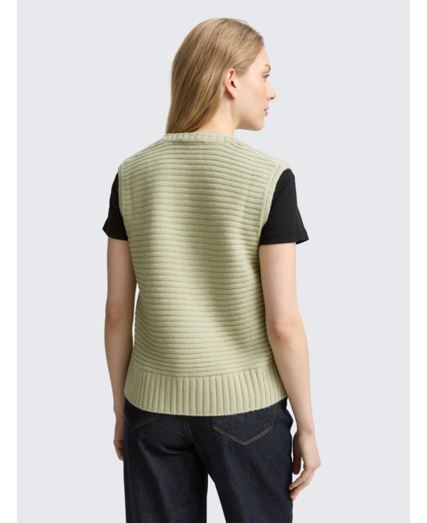 Trui met geribbelde textuur