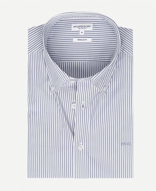 Striped Poplin Shirt