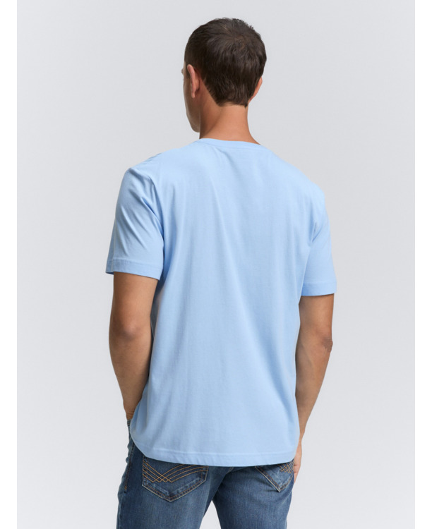 Basic T-shirt met V-hals