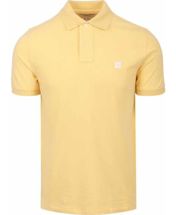 King Essentials The Rene Poloshirt Geel