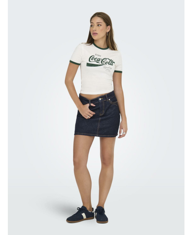 ONLJUICY HW WESTERN SHORT SKIRT DNM MAE