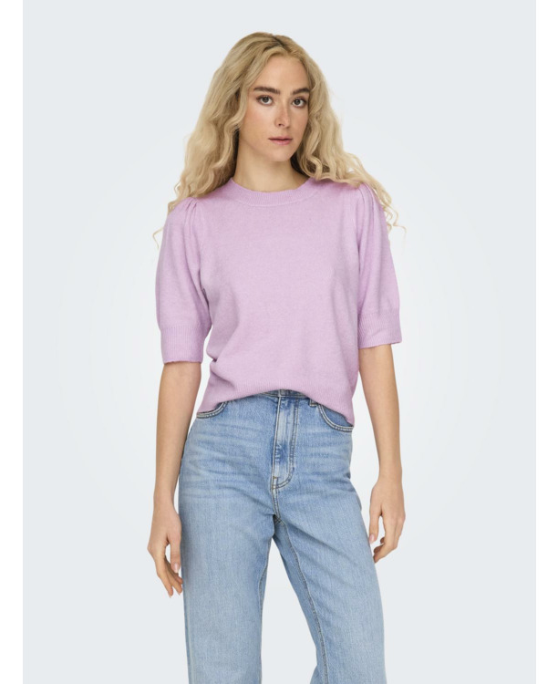 Knit Fit O-Neck 2/4 Sleeves (2/4) Lange mouwen gebreide trui met O-hals pasvorm
