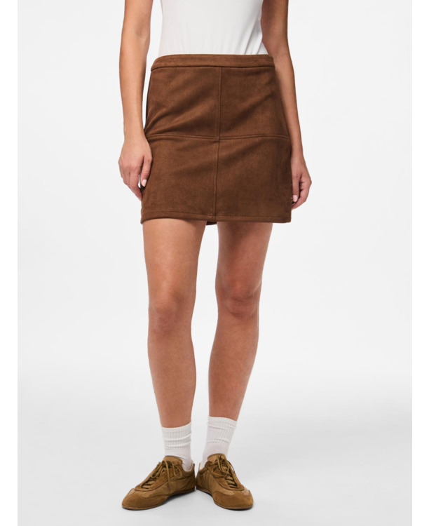 PCRAKEL BRUSHED HW MINI SKIRT