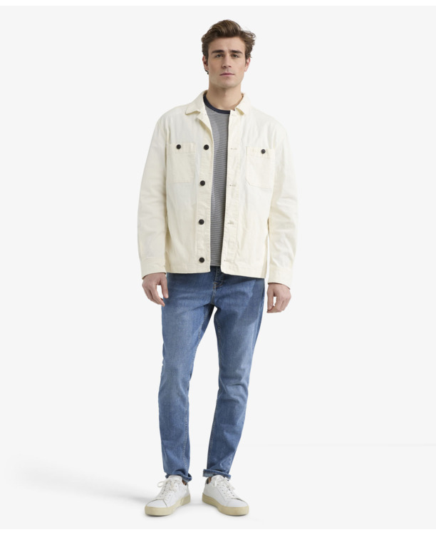 Cotton Shirt Jacket Heren