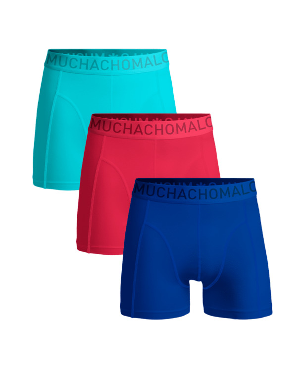 Heren 3-pack Boxershorts Microvezel Blue/Red/Green