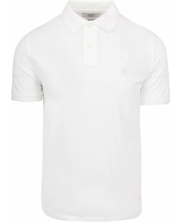 King Essentials The Rene Poloshirt Wit