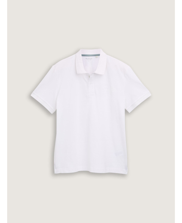 Basic poloshirt met opdruk logo