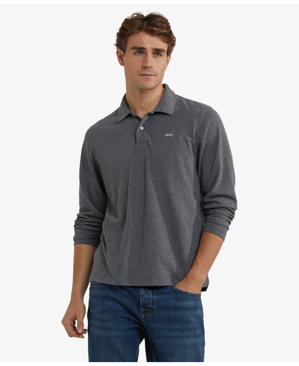 Classic Polo Long Sleeves 100% Cotton Heren