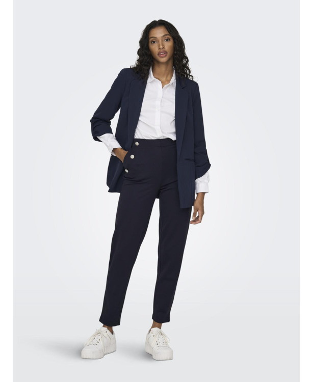 Regular Fit Reverse Blazer met manchetten met knopen